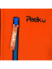Peek U Wende-Steppjacke "Wolf" in Orange/ Dunkelblau