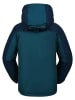 Peek U Ski-/snowboardjas "Hawk" turquoise/donkerblauw