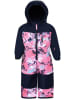 Peek U Winter-Overall "Celestia" in Dunkelblau/ Pink
