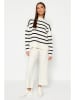 trendyol Trui wit/zwart