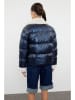 trendyol Winterjas donkerblauw