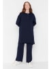 trendyol 2-delige outfit donkerblauw