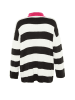 trendyol Trui zwart/wit/roze