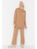 trendyol 2-delige outfit camel