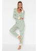 trendyol Pyjama groen/crème