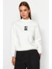 trendyol Sweatshirt in Weiß