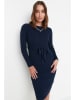 trendyol Strickkleid in Dunkelblau