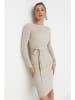 trendyol Strickkleid in Sand