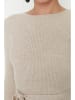 trendyol Strickkleid in Sand