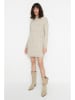 trendyol Gebreide jurk beige