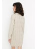 trendyol Gebreide jurk beige