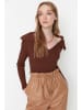 trendyol Pullover in Braun