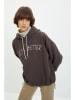 trendyol Hoodie in Braun