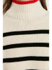 trendyol Sweter w kolorze kremowo-czarnym