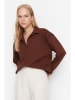 trendyol Sweatshirt in Braun