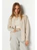 trendyol Kardigan w kolorze beżowym