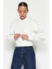 trendyol Hoodie in Weiß
