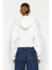 trendyol Hoodie in Weiß