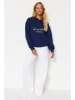 trendyol Sweatshirt donkerblauw