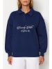 trendyol Sweatshirt in Dunkelblau