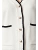 trendyol Cardigan in Weiß/ Schwarz