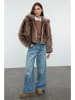 trendyol Teddyjacke in Braun