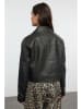 trendyol Kunstlederjacke in Schwarz