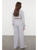 trendyol Spodnie dresowe w kolorze szarym