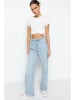 trendyol Dżinsy - Mom fit - w kolorze błękitnym