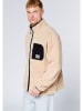 Chiemsee Fleecejacke in Beige/ Schwarz