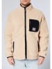Chiemsee Fleecejacke in Beige/ Schwarz