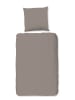 Hip Satijnen beddengoedset grijs
