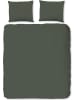 Hip Komplet pościeli satynowej w kolorze zielonym