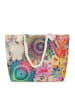 Hip Strandtasche "Maelli" in Creme/ Bunt - (B)60 x (H)43 cm