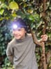 moses. LED-Kopflampe "Expedition Natur" in Schwarz