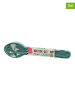 moses. 4-delige Besteck-Set "Fernweh" zilverkleurig/mintgroen