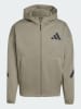 adidas Sweatjacke "M Z.N.E." in Beige/ Grau
