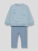 Street MONKEY 2-częściowy zestaw w kolorze błękitnym