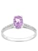 Rinani Weißgold-Ring mit Diamanten und Amethyst