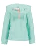 Blue Seven Sweatjacke in Türkis/ Pink