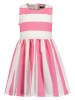 Blue Seven Kleid in Rosa/ Weiß