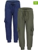 Blue Seven 2-delige set: sweatbroeken donkerblauw/kaki