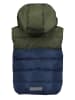 Blue Seven Doorgestikte bodywarmer donkerblauw/kaki
