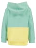 Blue Seven Sweatjacke in Türkis/ Gelb/ Weiß