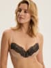 ESOTIQ Bügel-BH "Century" in Beige/ Schwarz