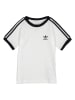 adidas Shirt "3 Stripes" in Weiß/ Schwarz