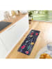 Hanse Home Chodnik kuchenny "Delicious Kitchen Board" w kolorze czarnym ze wzorem