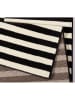 Hanse Home Kurzflor-Teppich "Gloria" in Schwarz/ Creme