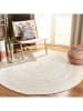 Safavieh Kurzflor-Teppich "Braided" in Creme
