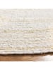 Safavieh Kurzflor-Teppich "Braided" in Creme